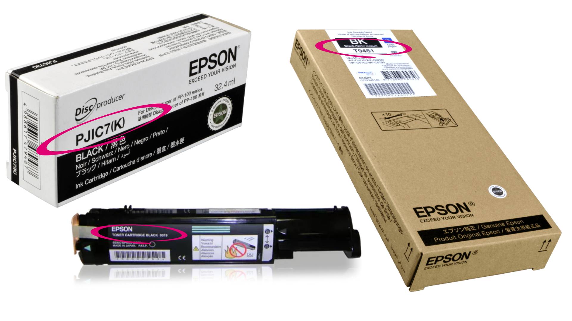 Epson Toner Produktnummer